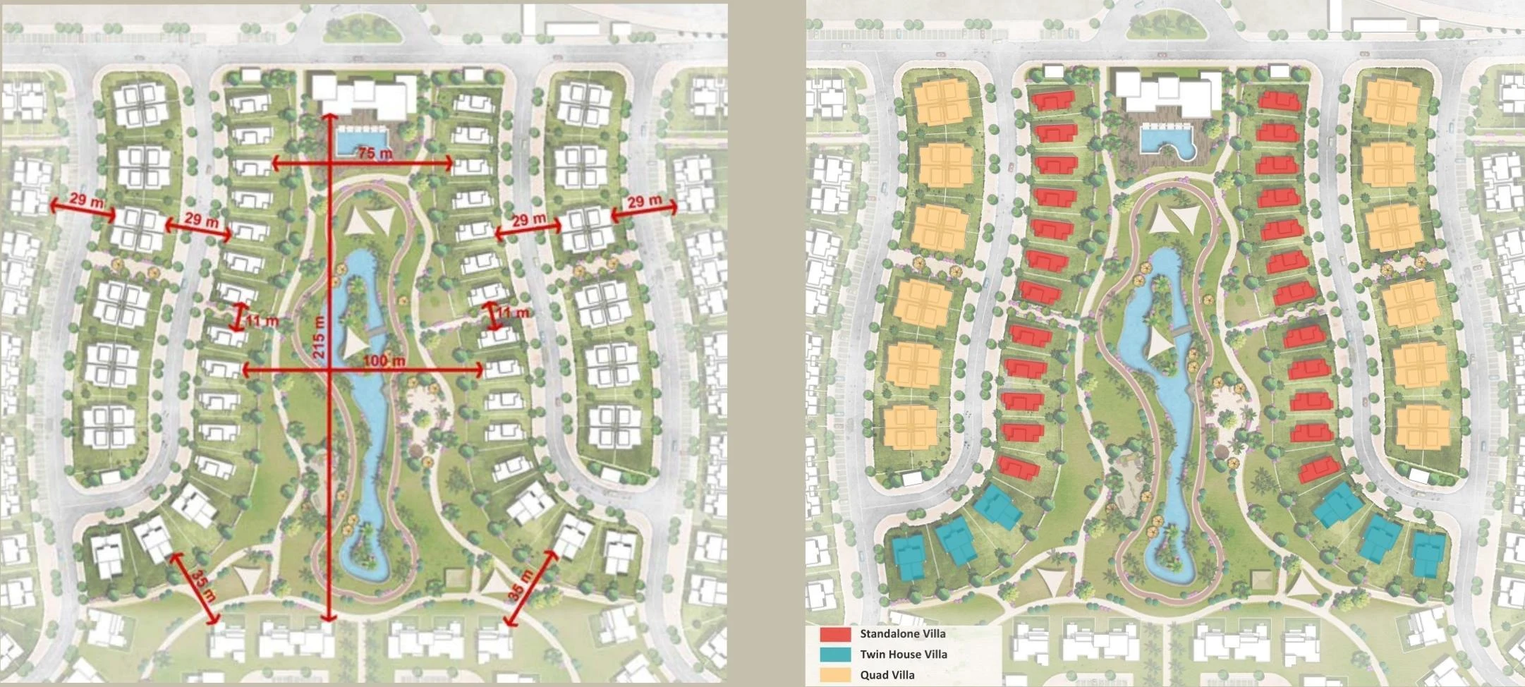 Lake side 6th of October City master plan
