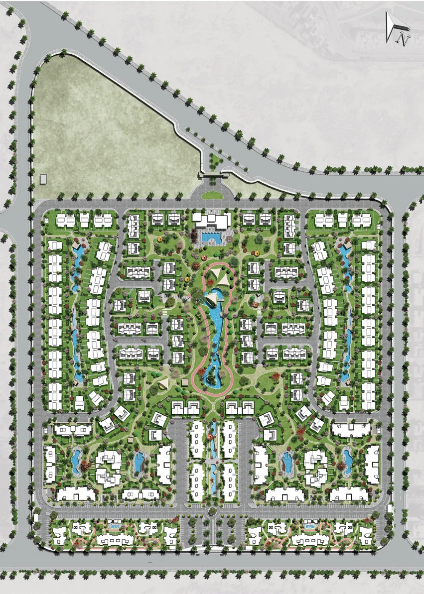 Garden Side 6th of October City master plan