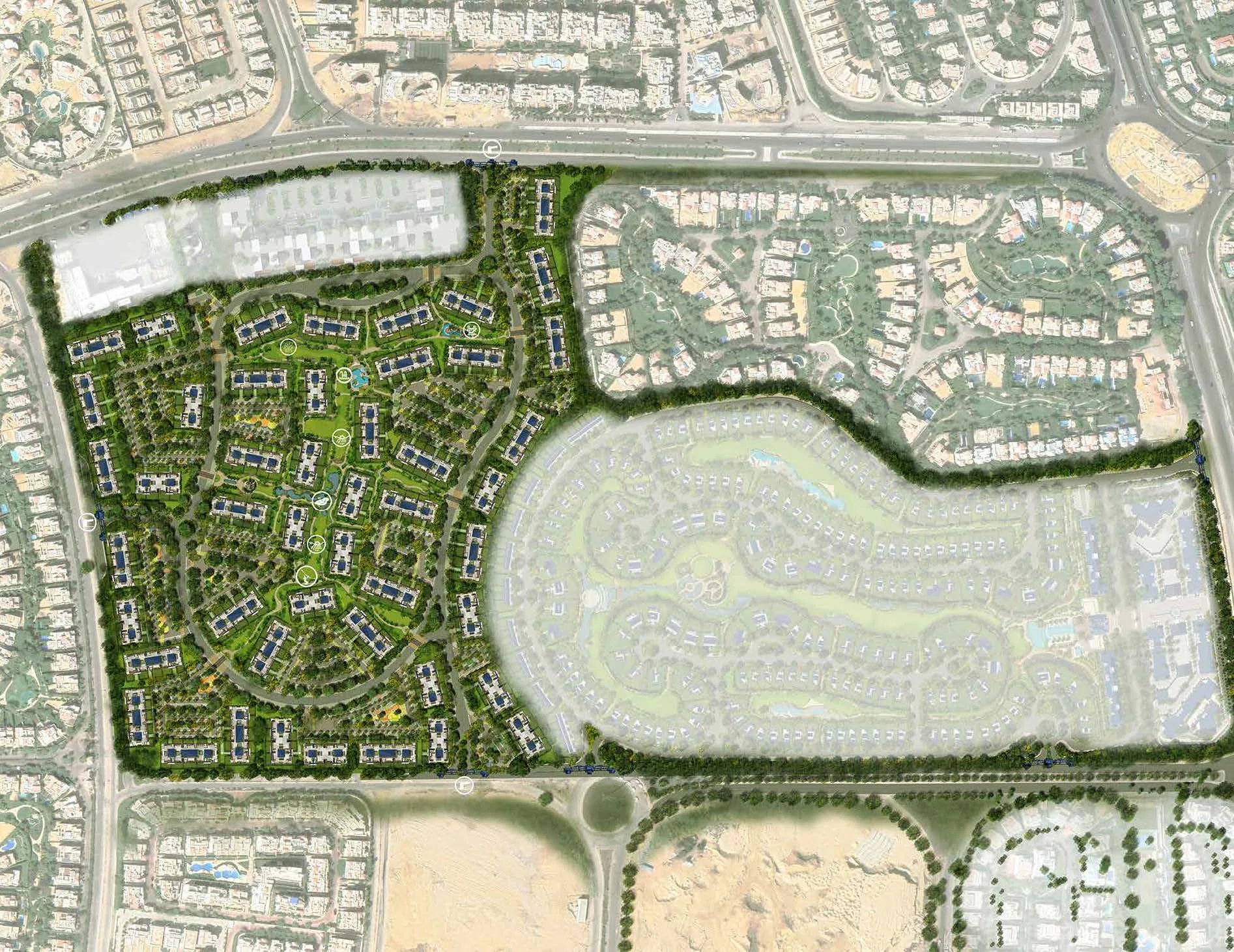 The Park-Mountain View 1.1 New Cairo master plan