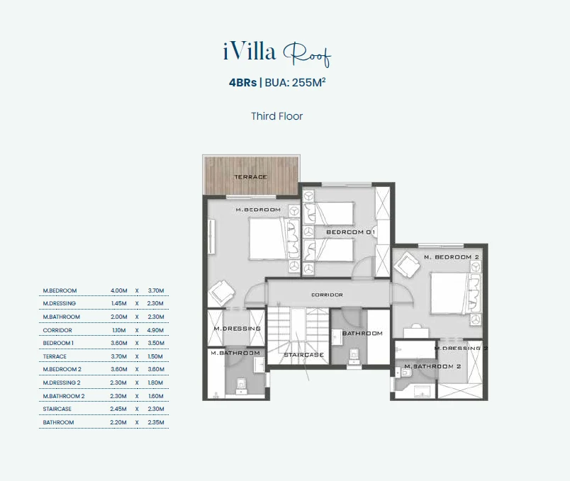 Villas for sale in Central Park - Aliva New Cairo — Duplex