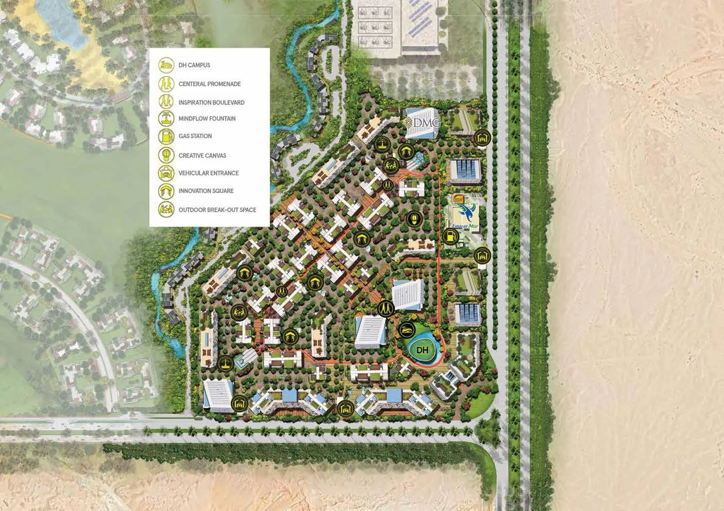 HeartWork New Cairo master plan