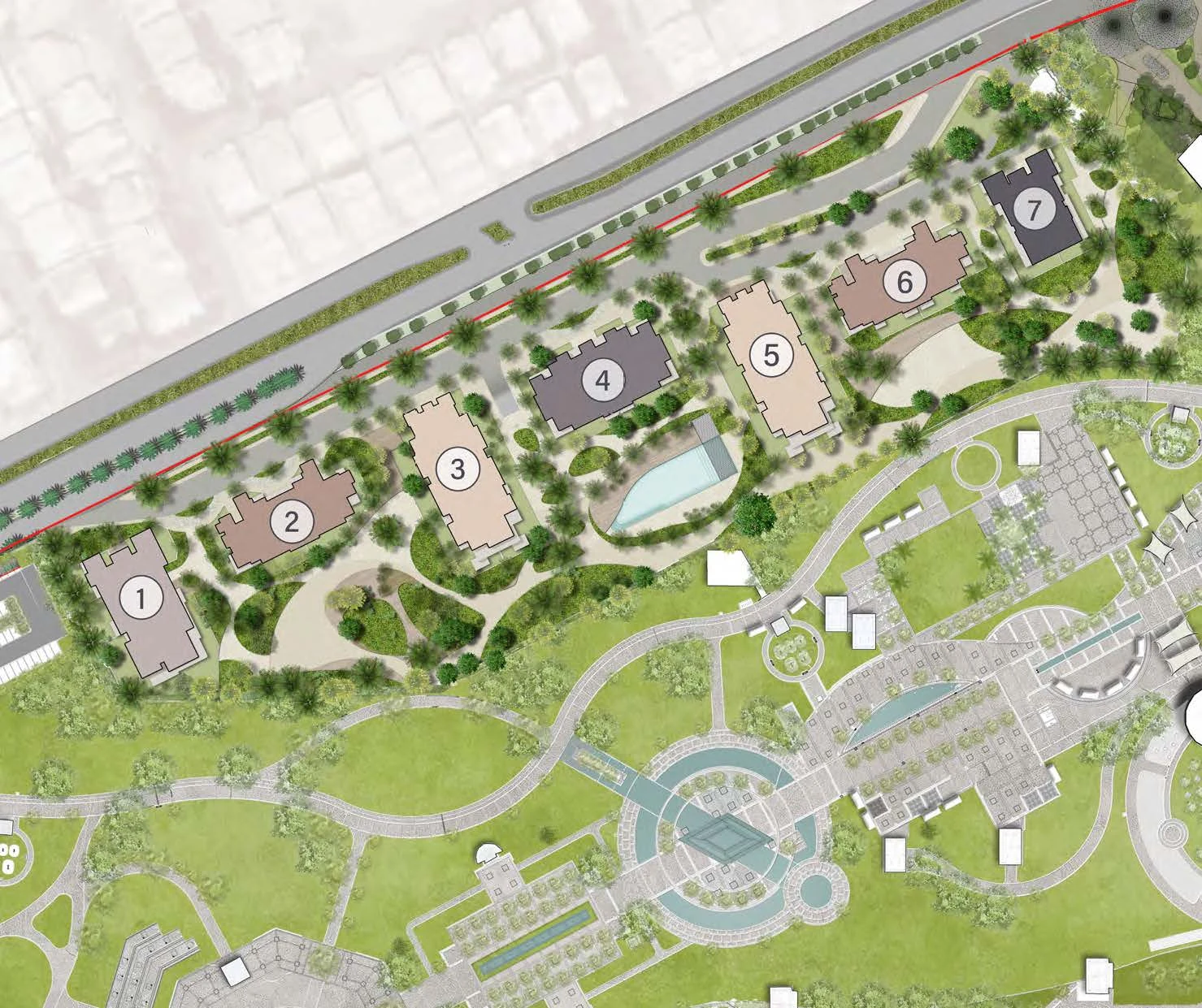 Park Side Residences El Sheikh Zayed master plan