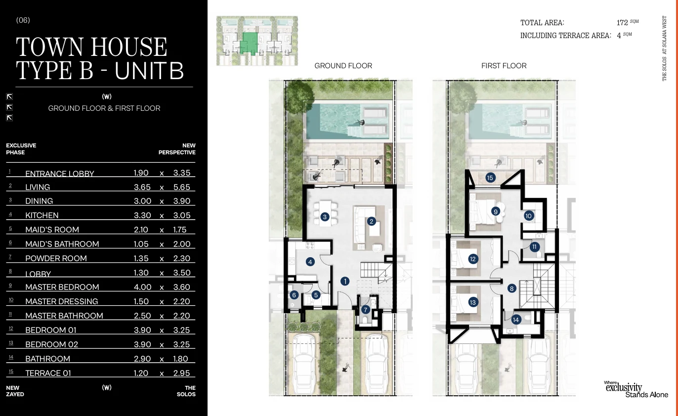 Villas for sale in The Solos - Solana New Zayed — Townhouse