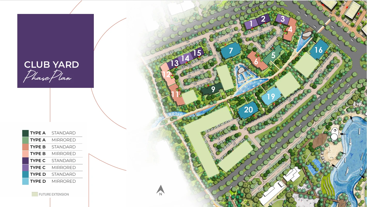 Club Yard-O West 6th of October City master plan