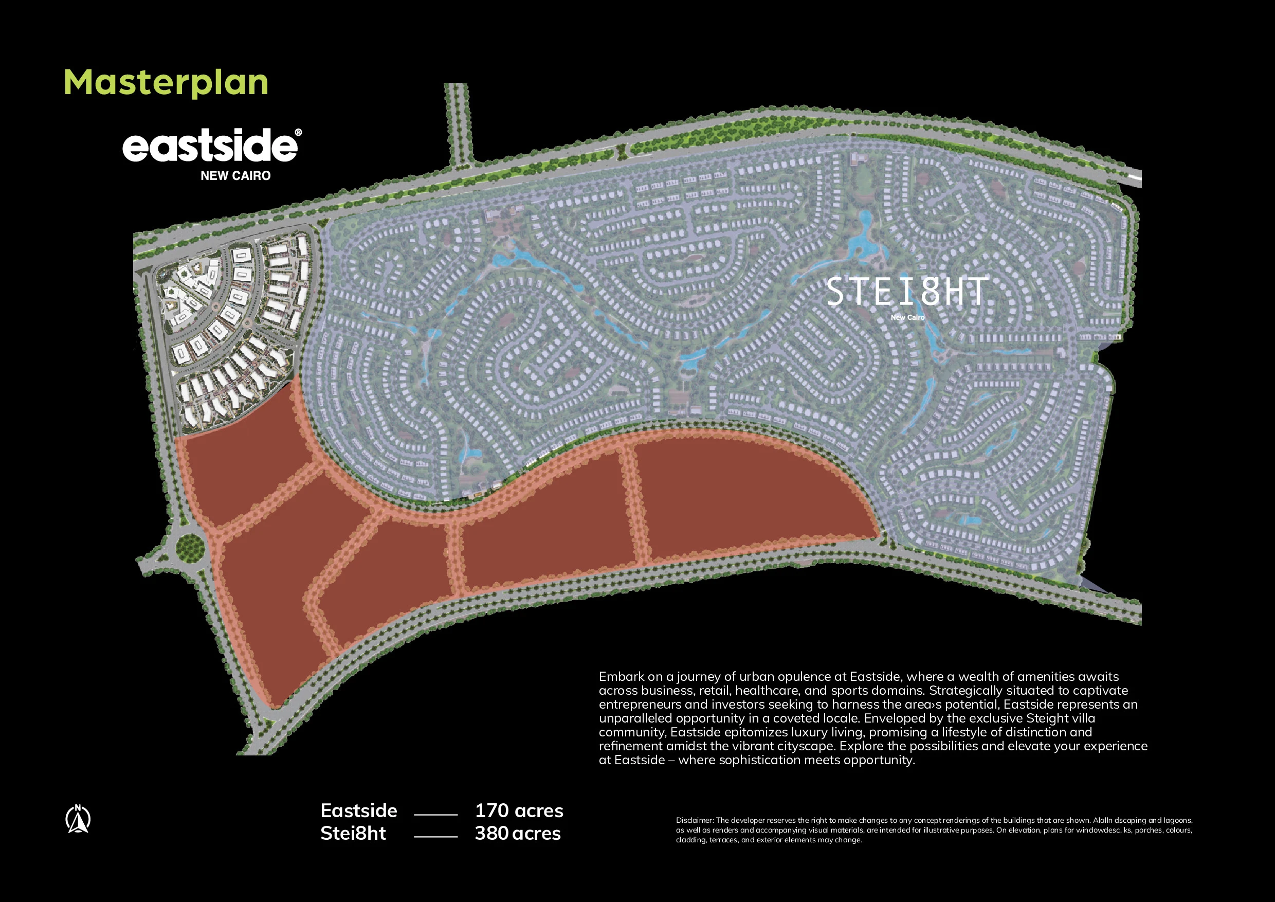 Eastmed New Cairo master plan