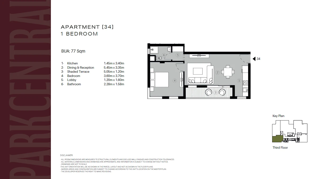 Apartments for sale in The Great Lawn-Park Central New Cairo — Apartment
