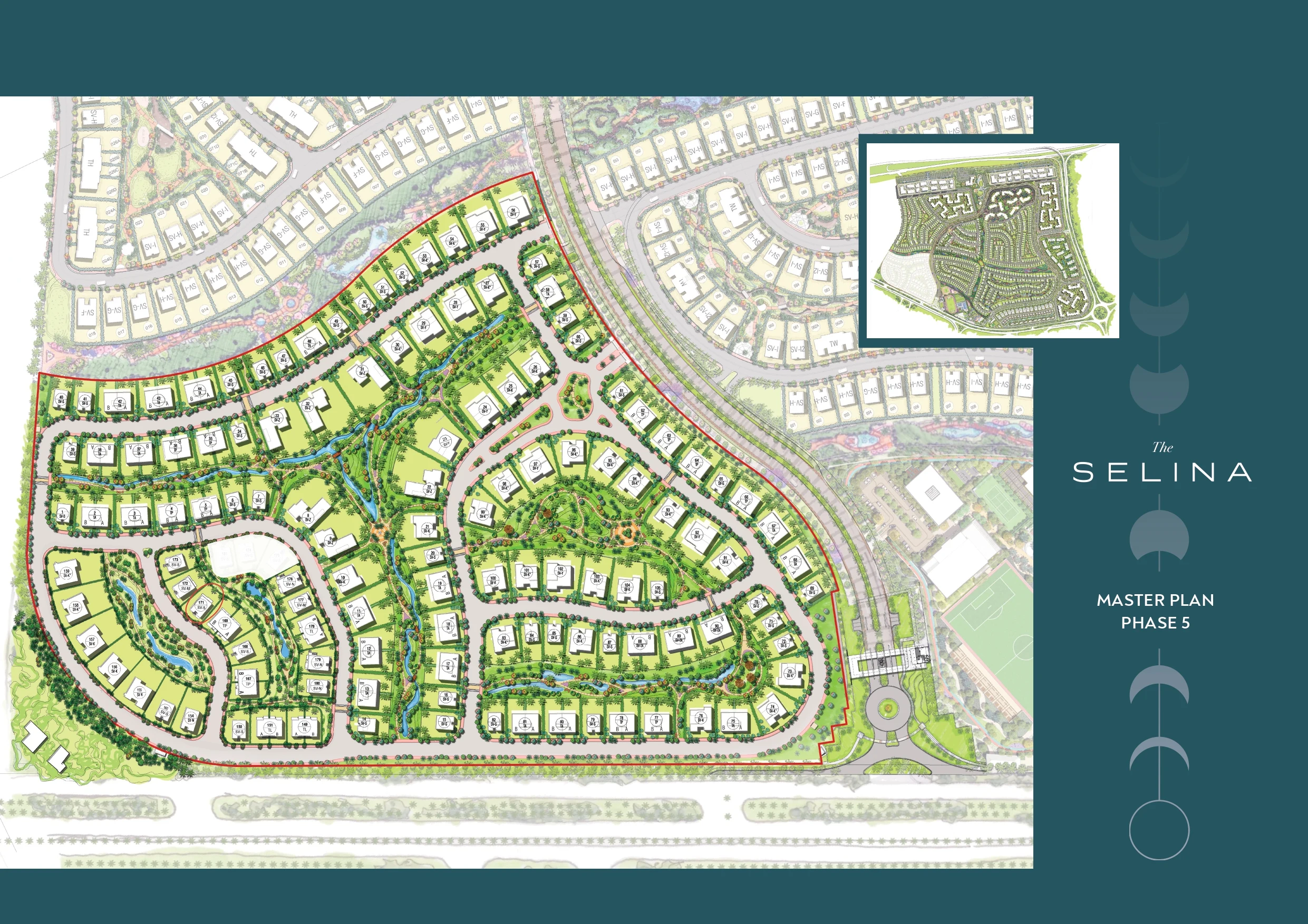 Selina SwanLake Residences New Cairo master plan