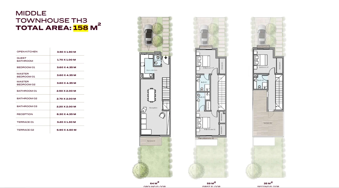 Villas for sale in SCENES New Phase New Cairo — Townhouse