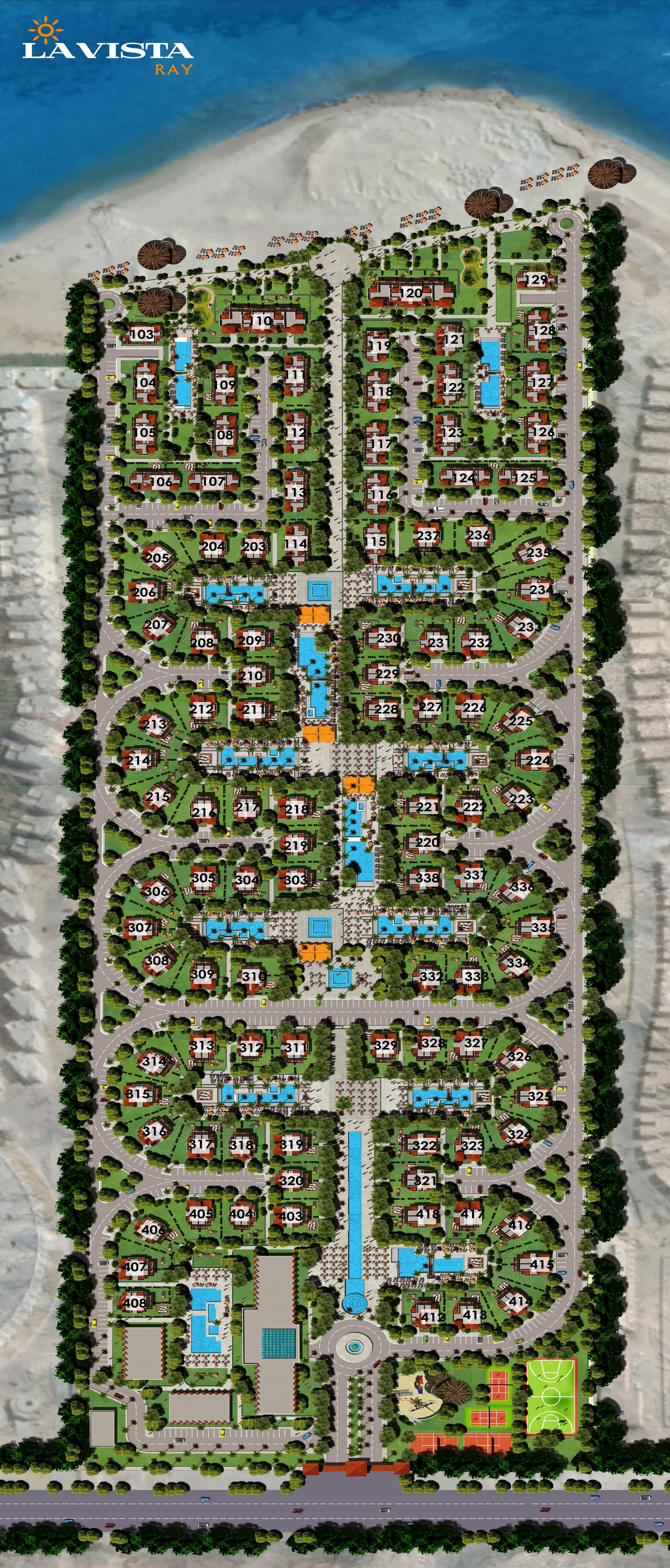 La Vista Ray Ain Sokhna master plan