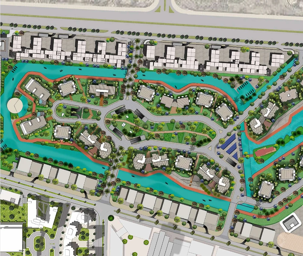 Canal Walk Island El Sheikh Zayed master plan