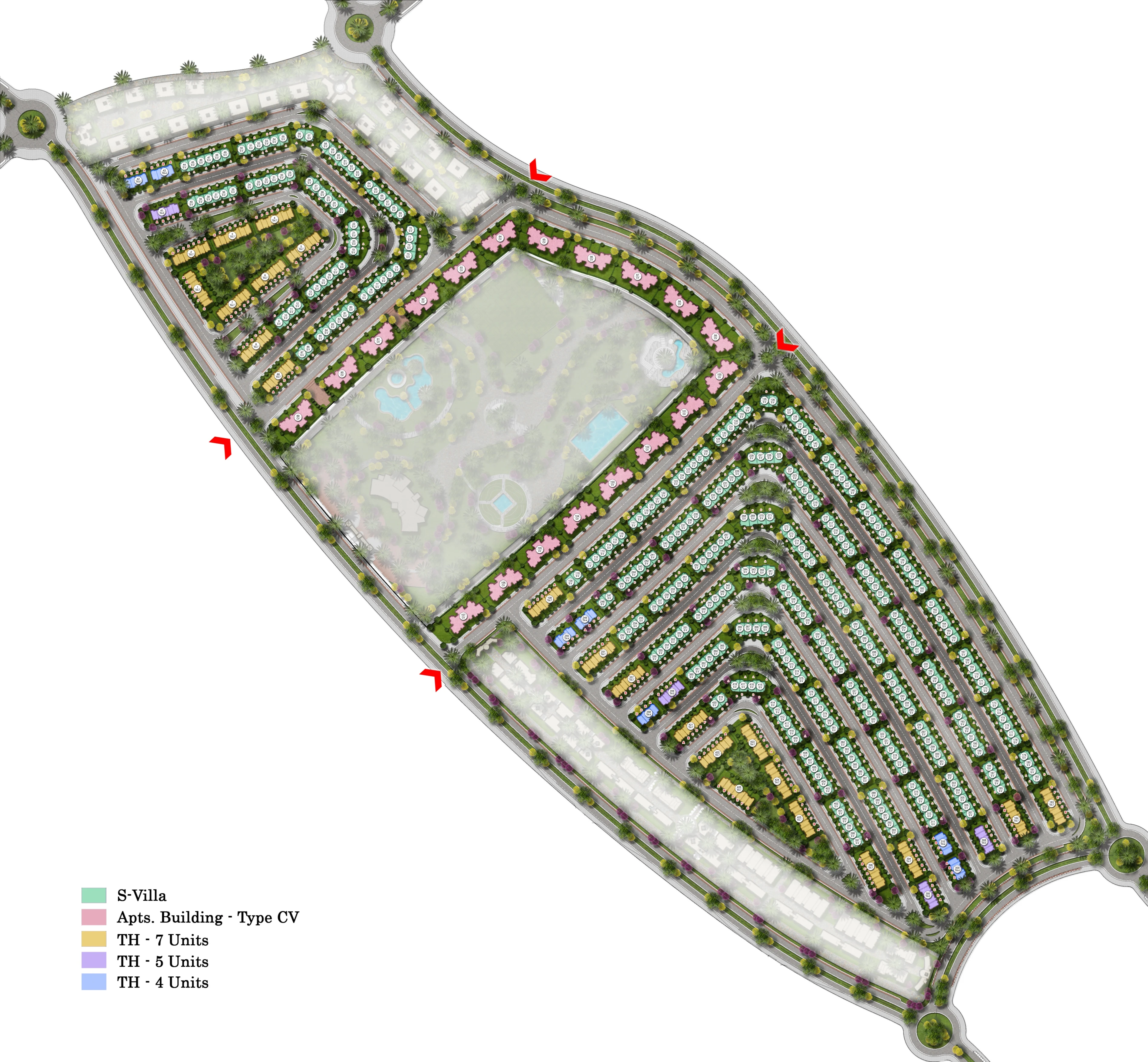 Club Views - Sarai New Cairo master plan