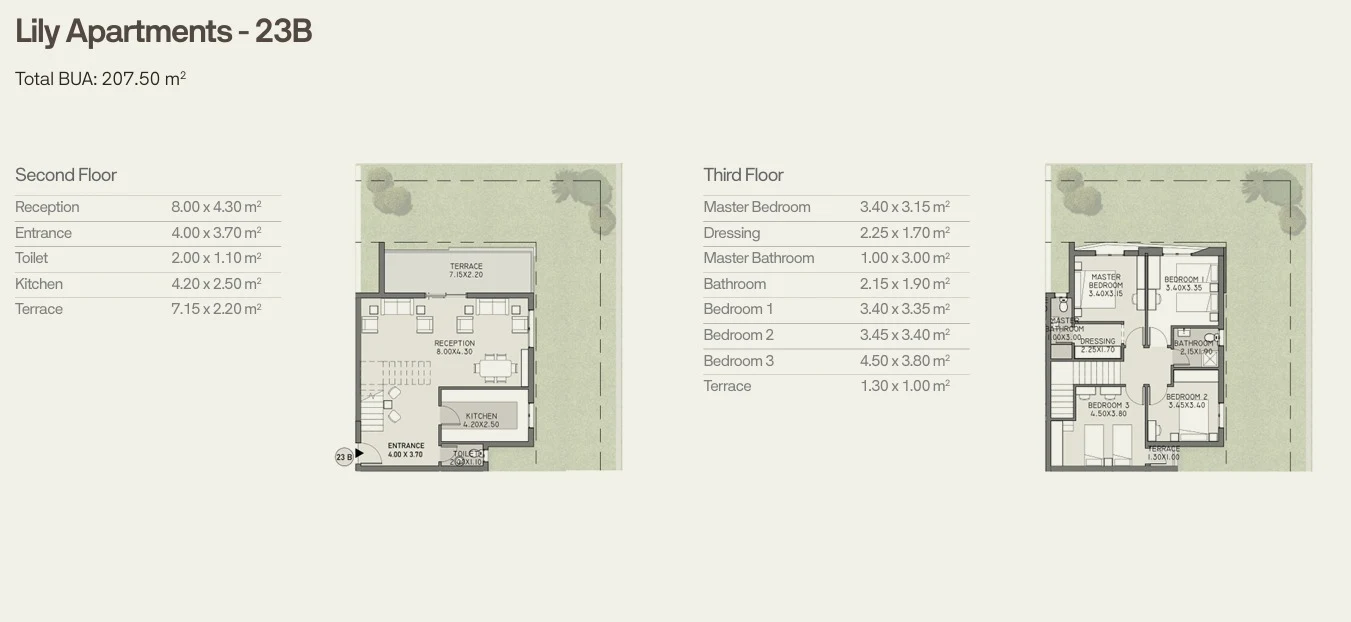 Duplexes for sale in Origami Golf New Cairo — Duplex