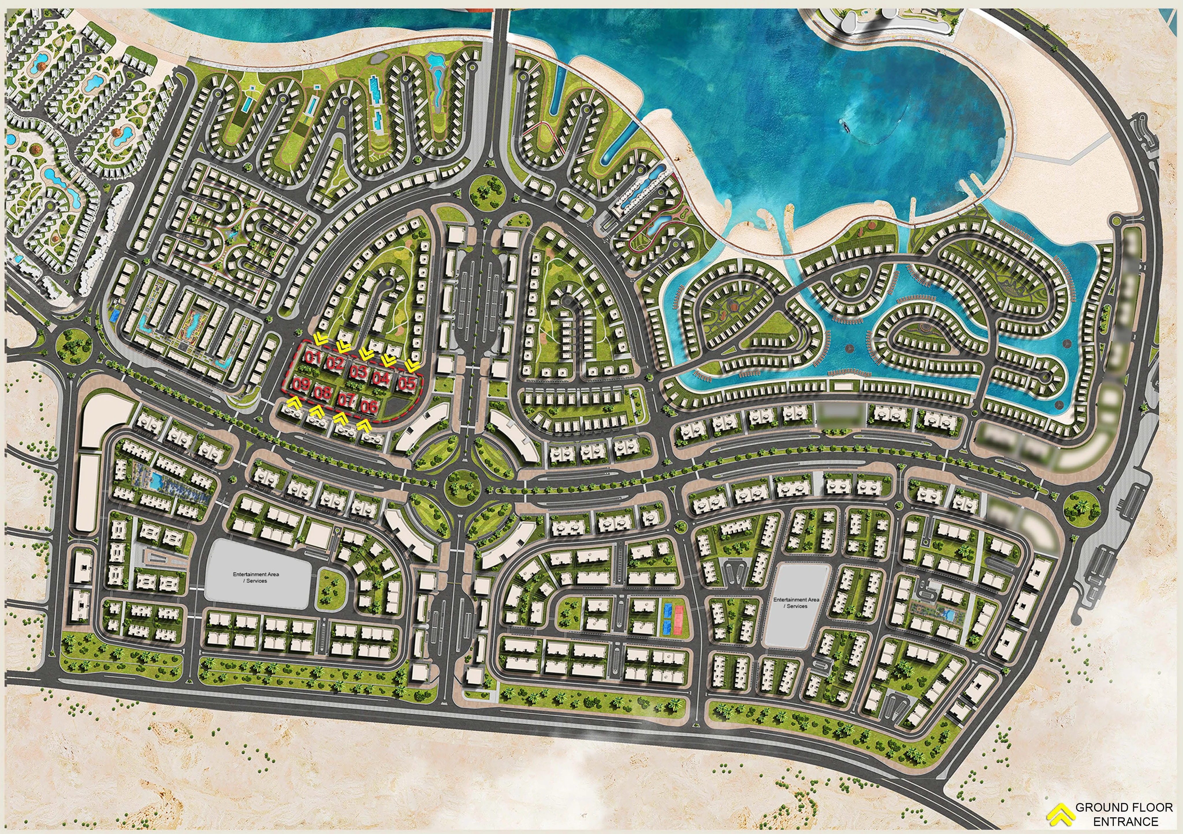 Mazarine Chalet Extension North Coast-Sahel master plan