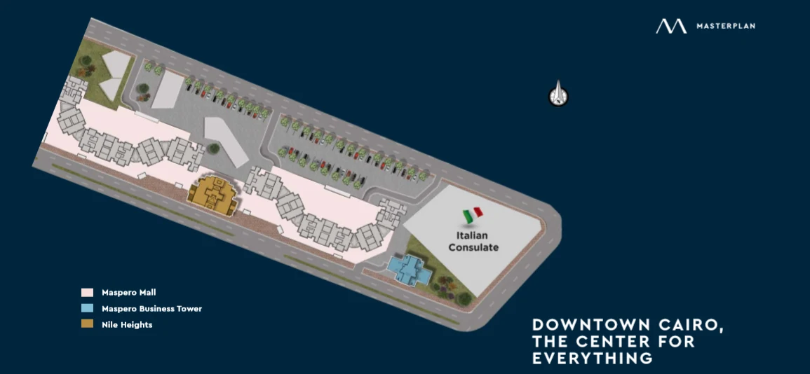 Maspero Mall Central Cairo master plan