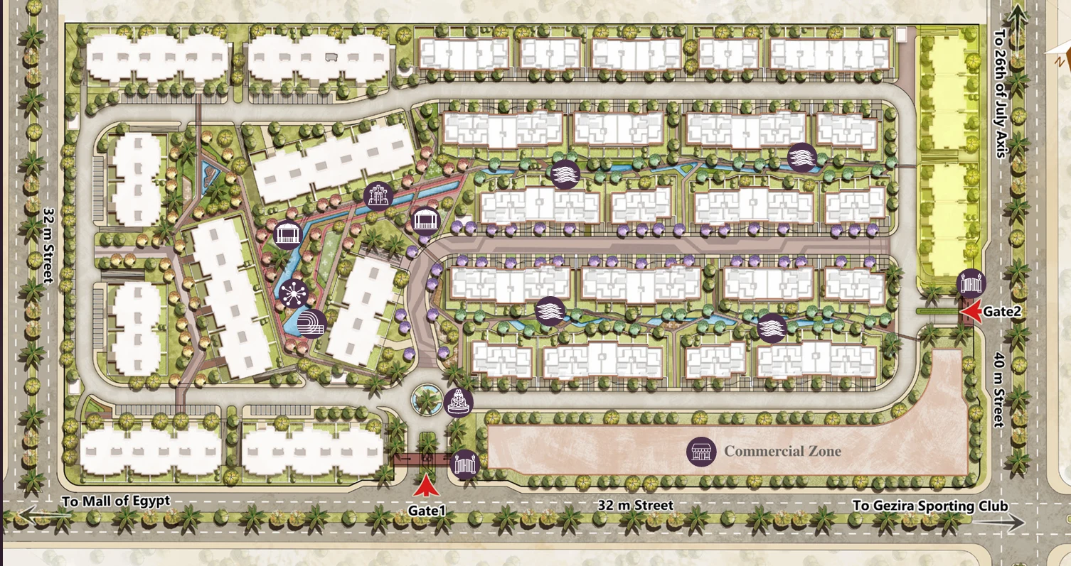 Spire - Club Hills 6th of October City master plan