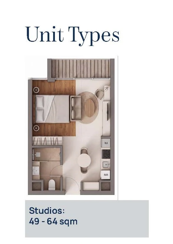 Apartments for sale in Maresidence New Zayed — Studio