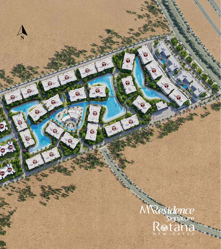Maresidence New Zayed master plan