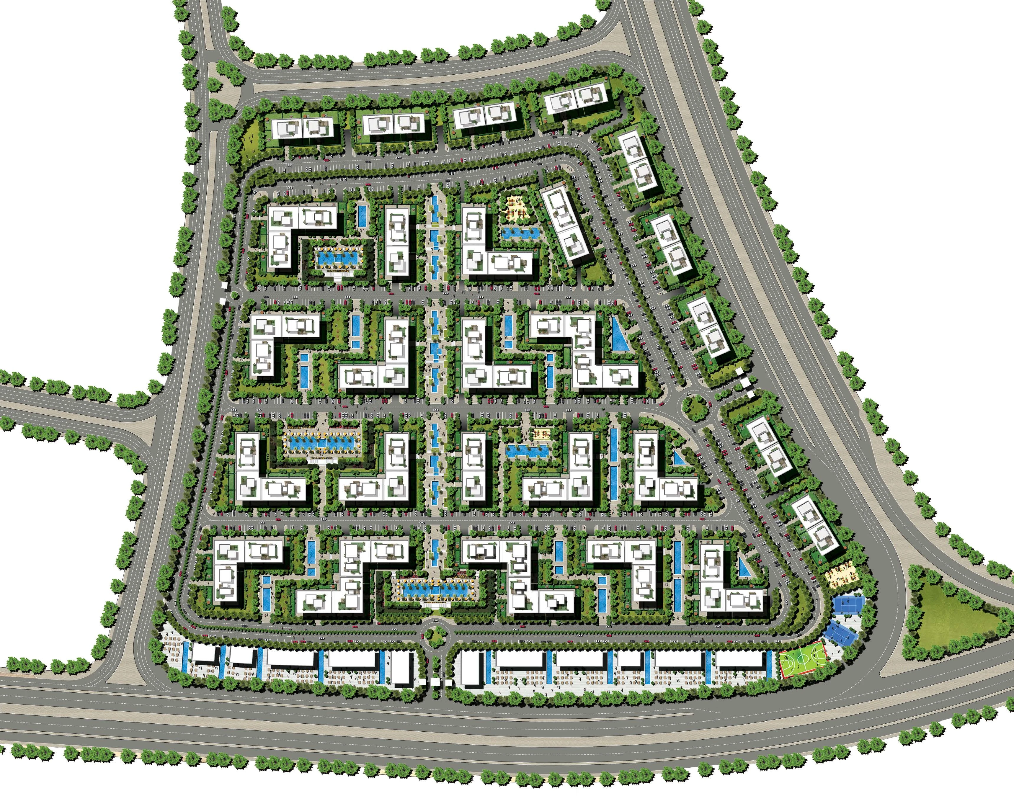 Patio Vida New Cairo master plan
