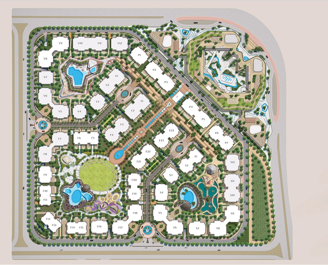 Serenity-90 Avenue New Cairo master plan