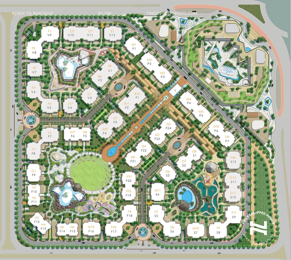 N Residence New Cairo master plan
