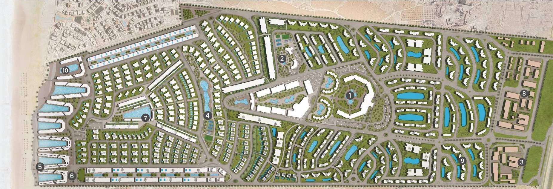 Water Crest - Direction White North Coast-Sahel master plan