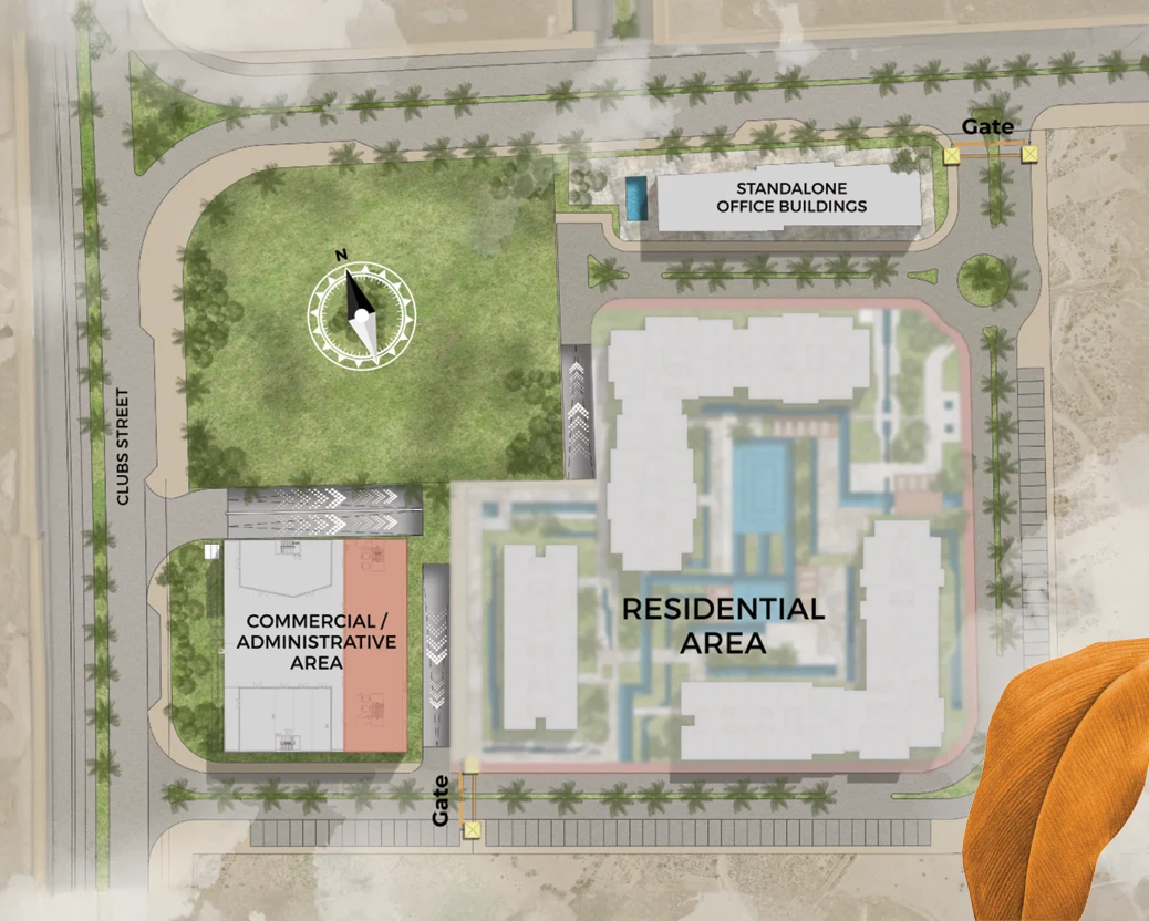 Boutiques Business Village New Cairo master plan