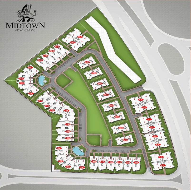 Midtown New Cairo Mall master plan