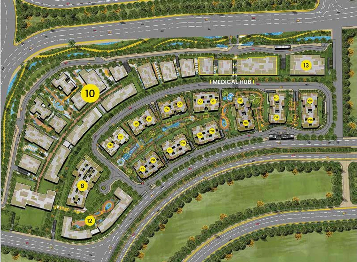 Yellow Lane New Cairo master plan