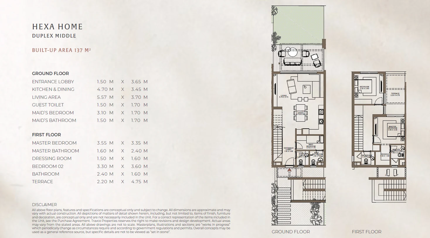Duplexes for sale in Almaza Ras Soma - Marina Gate Somabay — Duplex