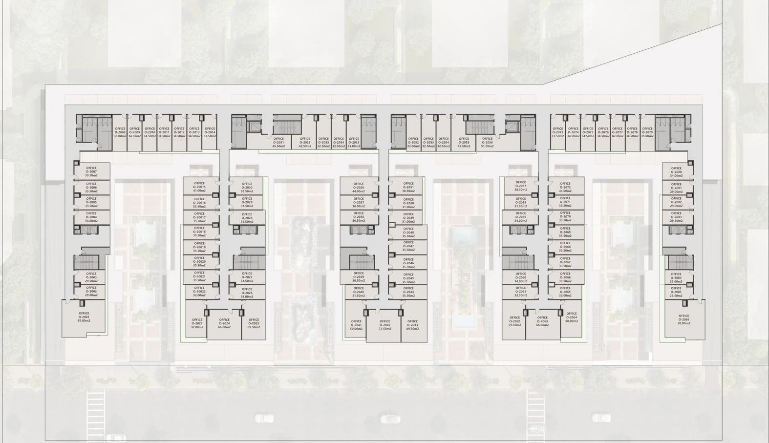 Clinics for sale in Begonia Walk New Cairo — Administrative