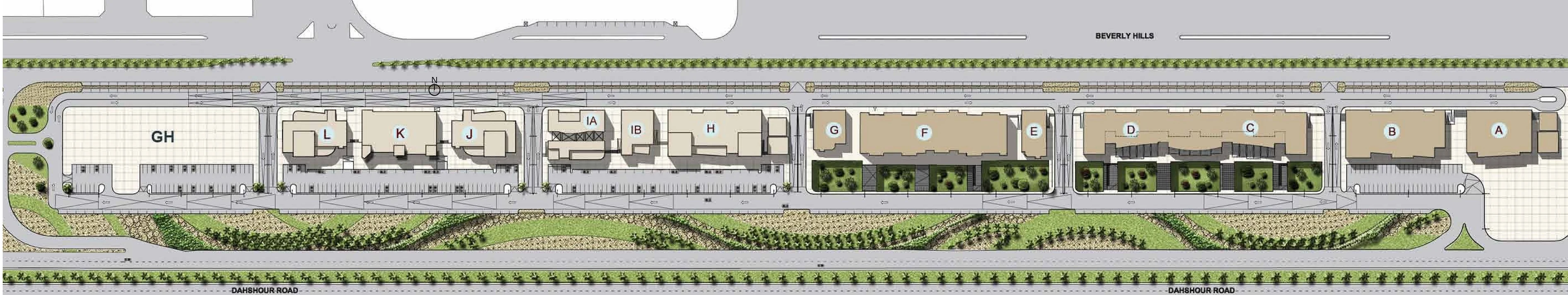 The Strip 6th of October City master plan