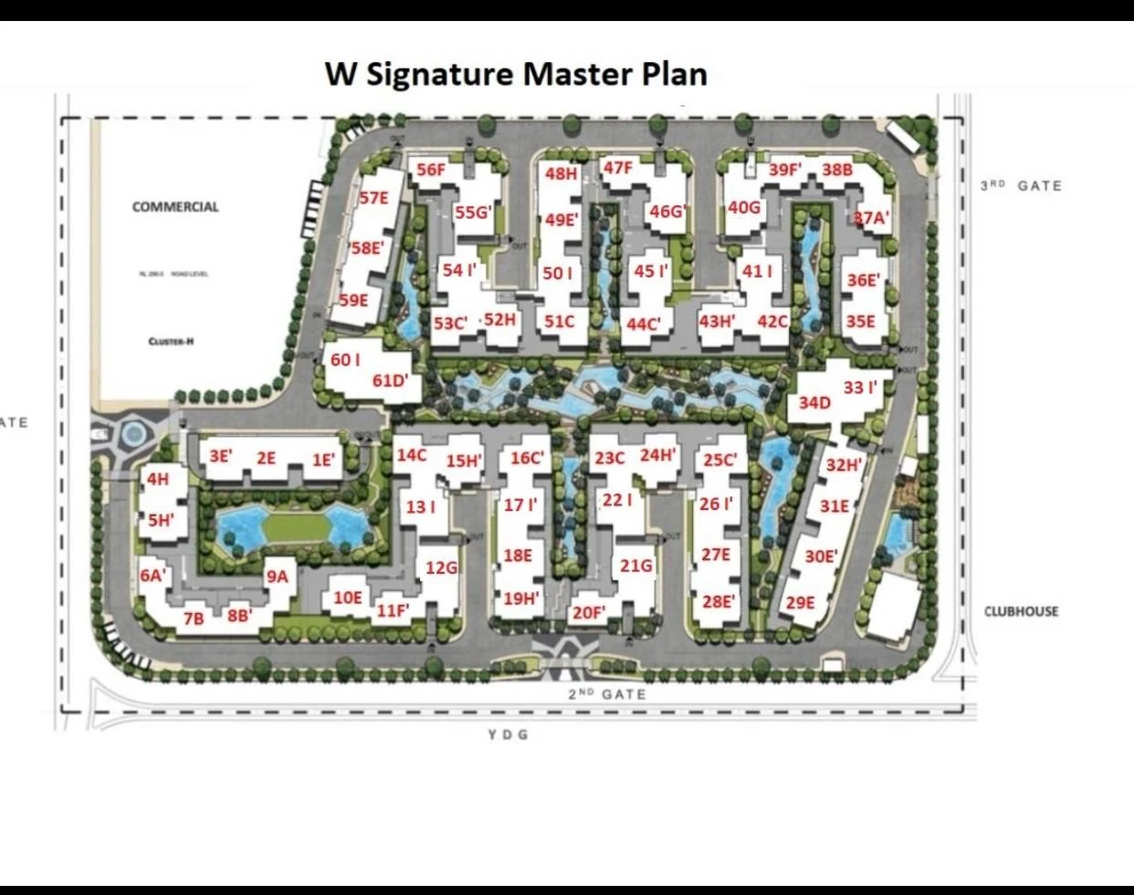 W signature New Cairo master plan