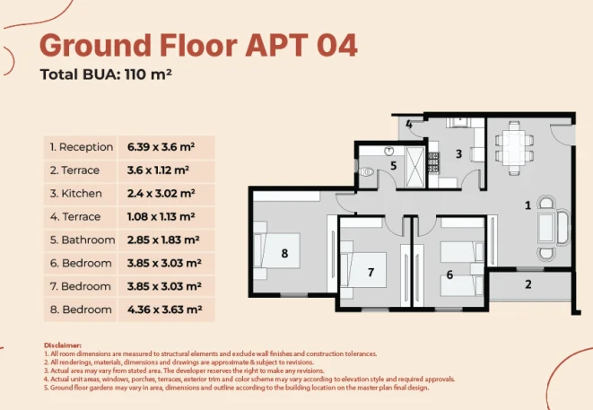 Apartments for sale in T Residences North Coast-Sahel — Apartment