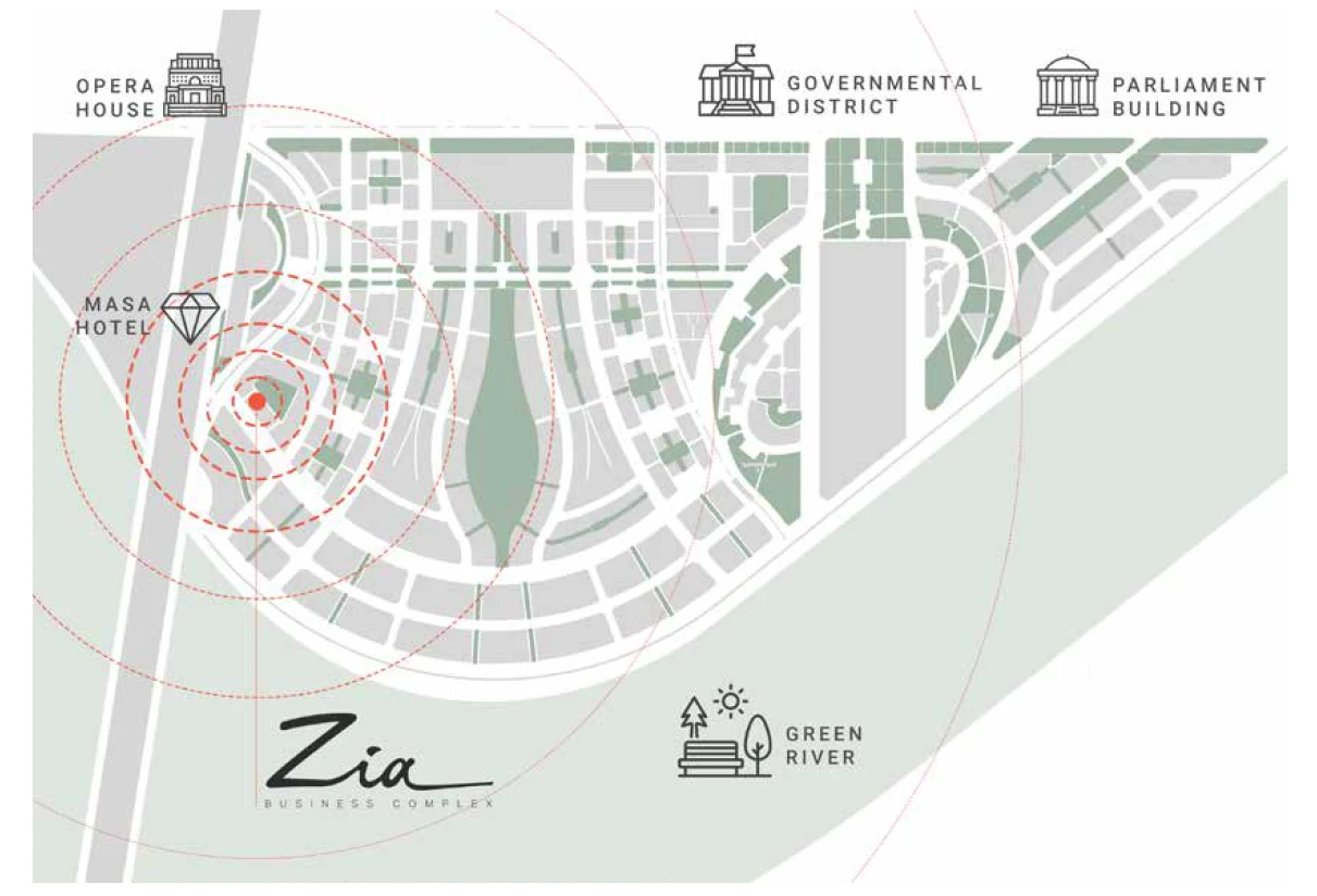 Zia Business Complex New Capital City master plan