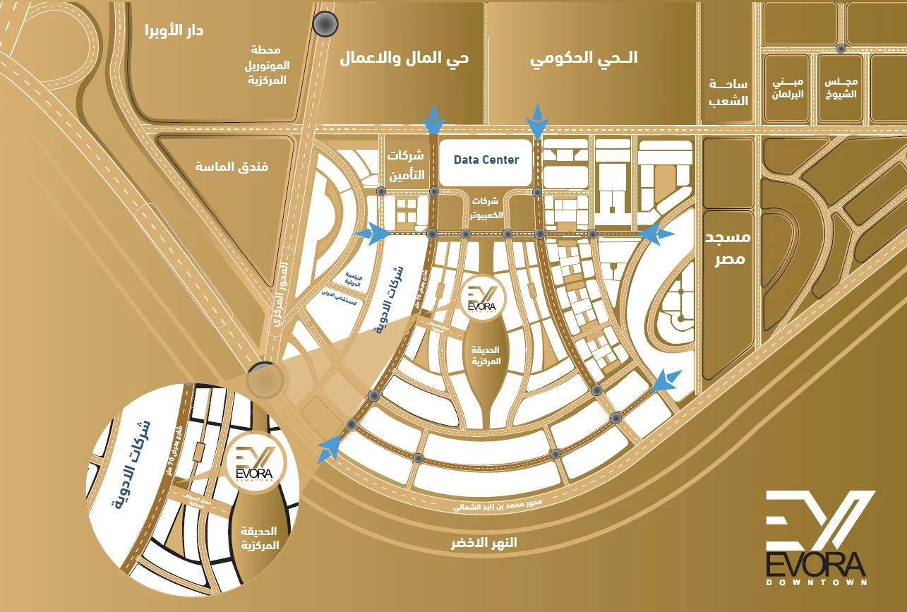 Evora Tower New Capital City master plan