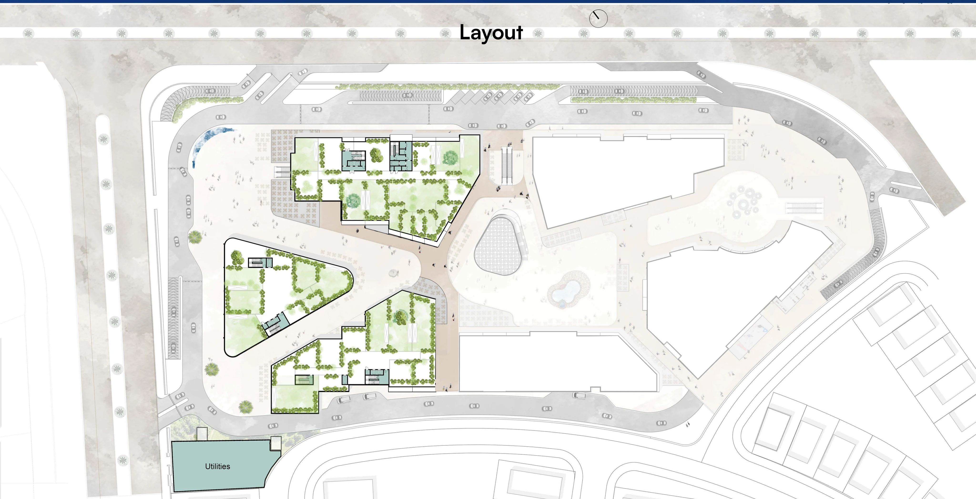 Crown Central master plan