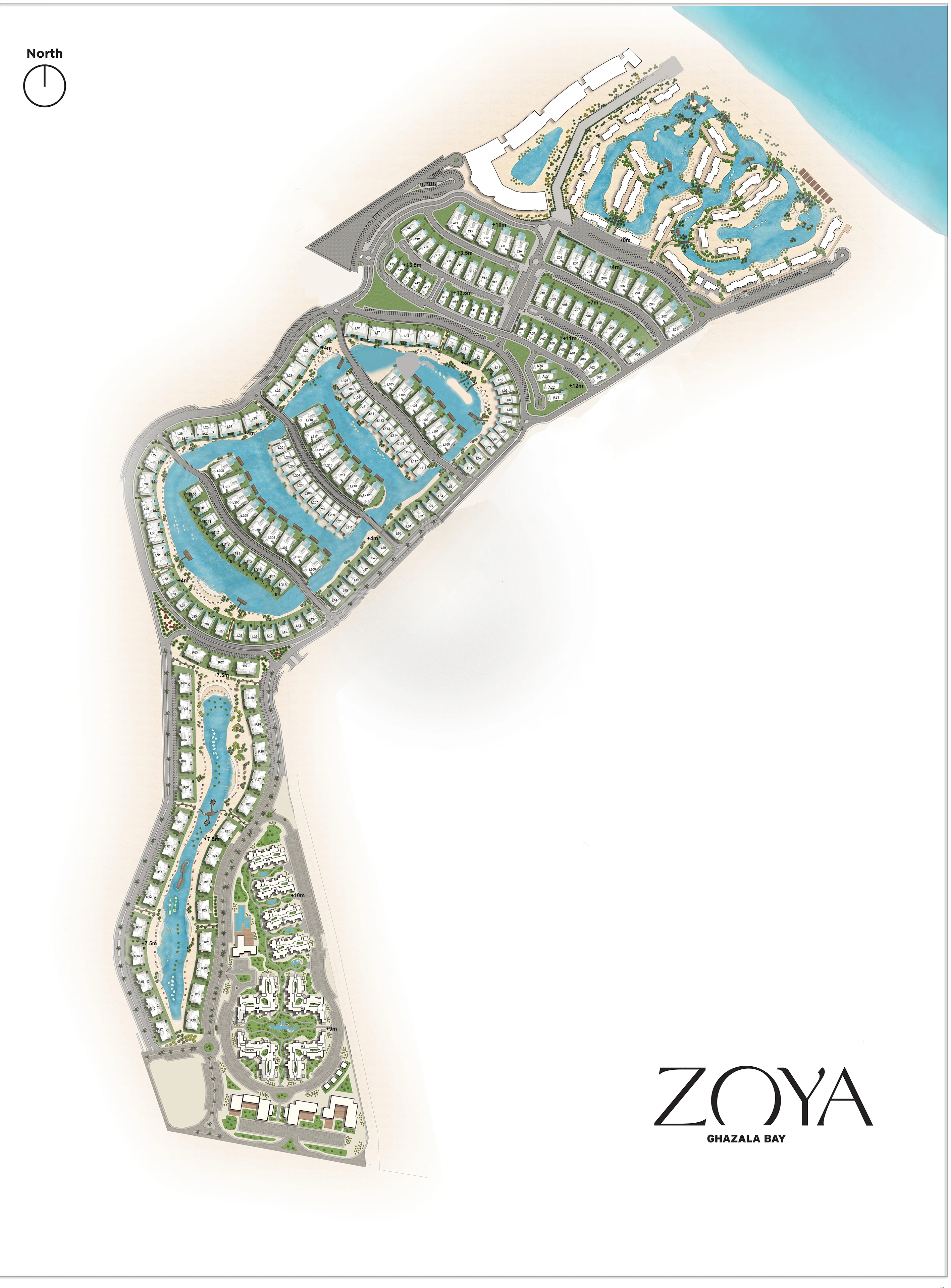 Zoya Ghazala Bay North Coast-Sahel master plan
