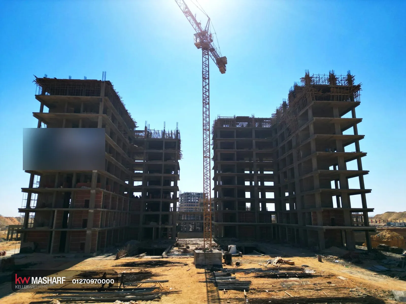 Uni Tower 2 under construction in New Capital