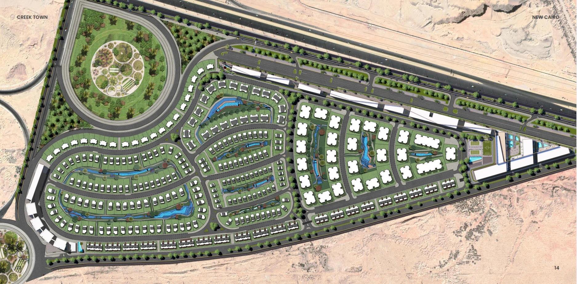 Creektown New Cairo master plan