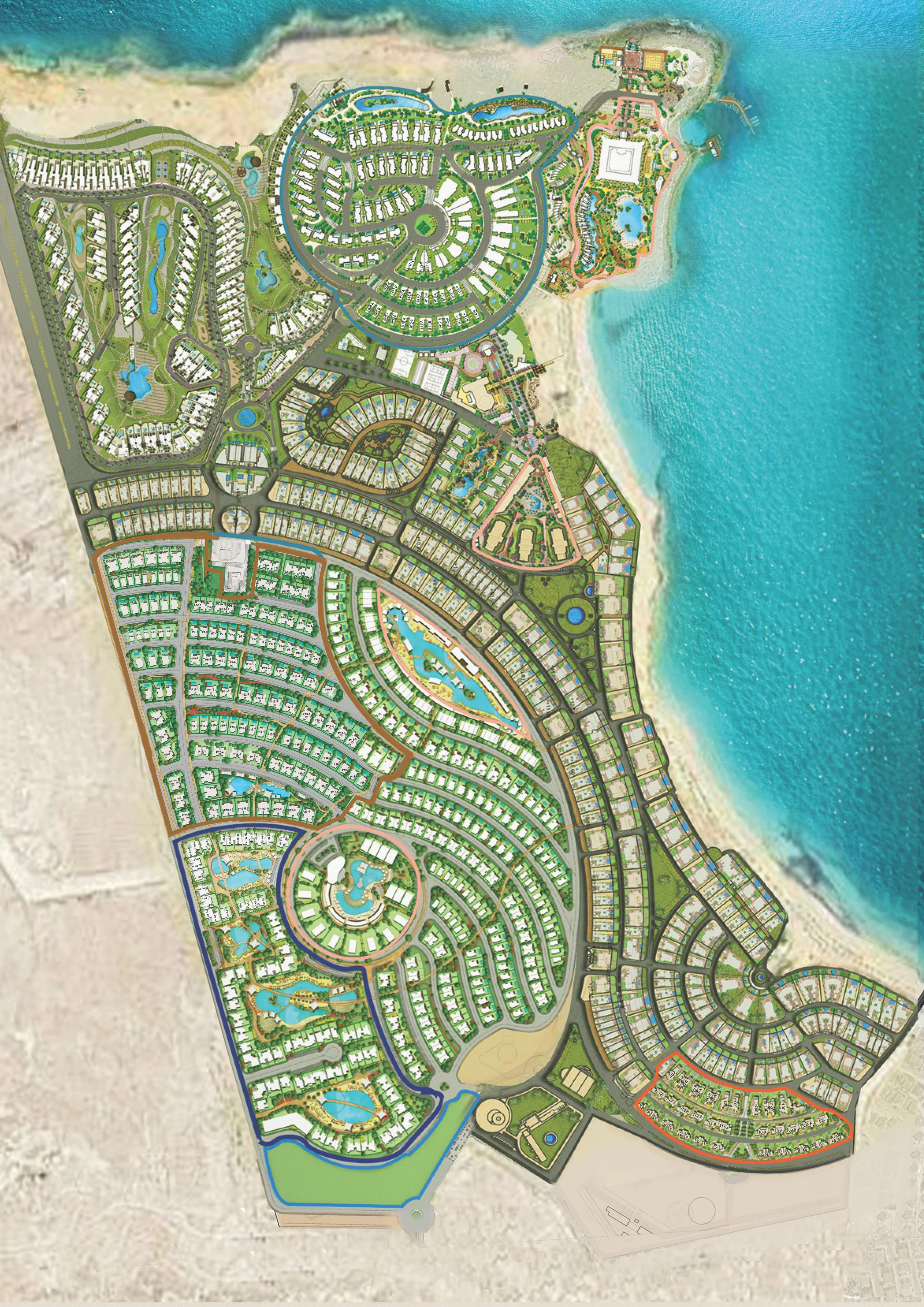 Beit Al Bahr North Coast-Sahel master plan