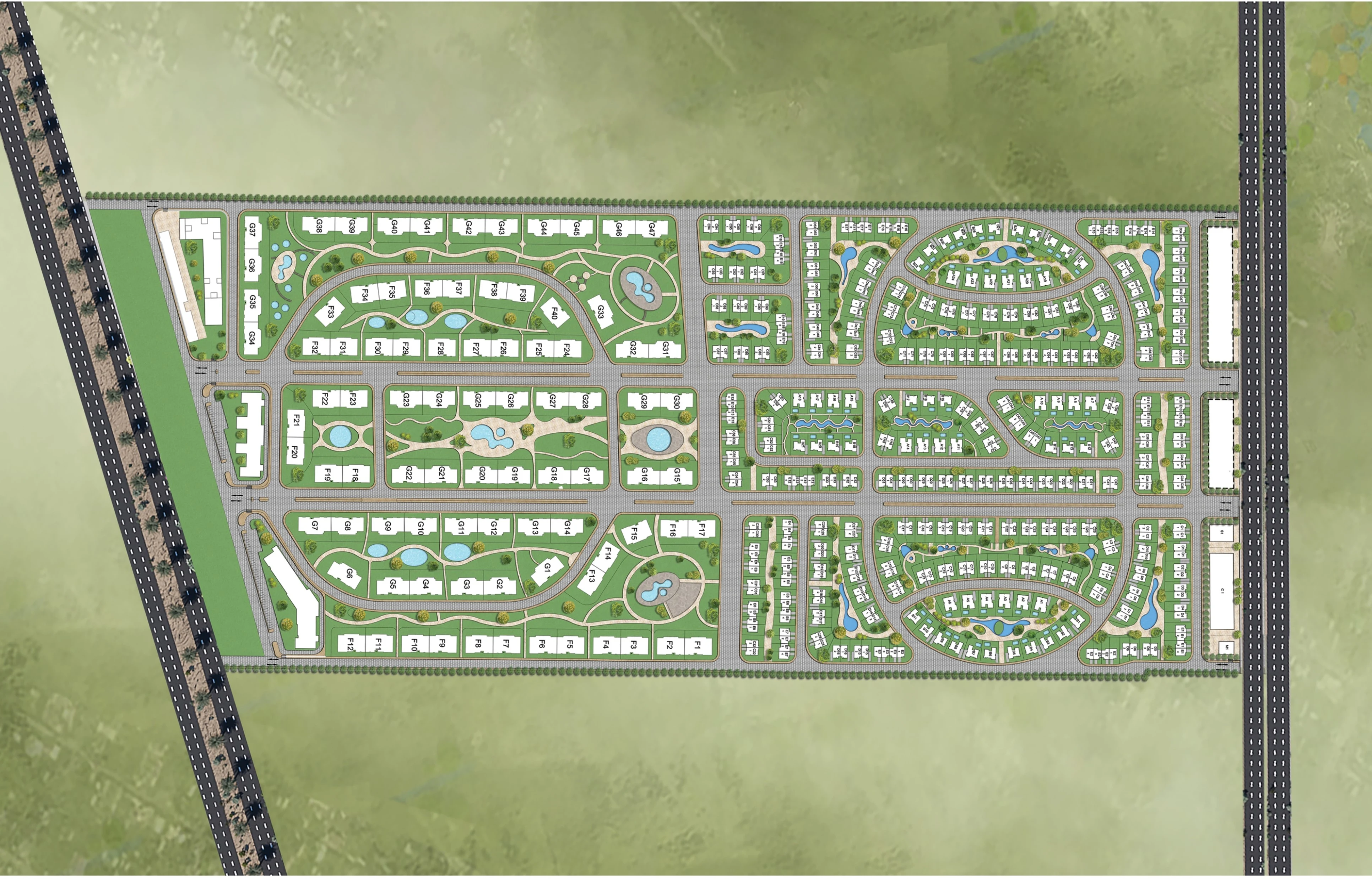 Naia West New Zayed master plan