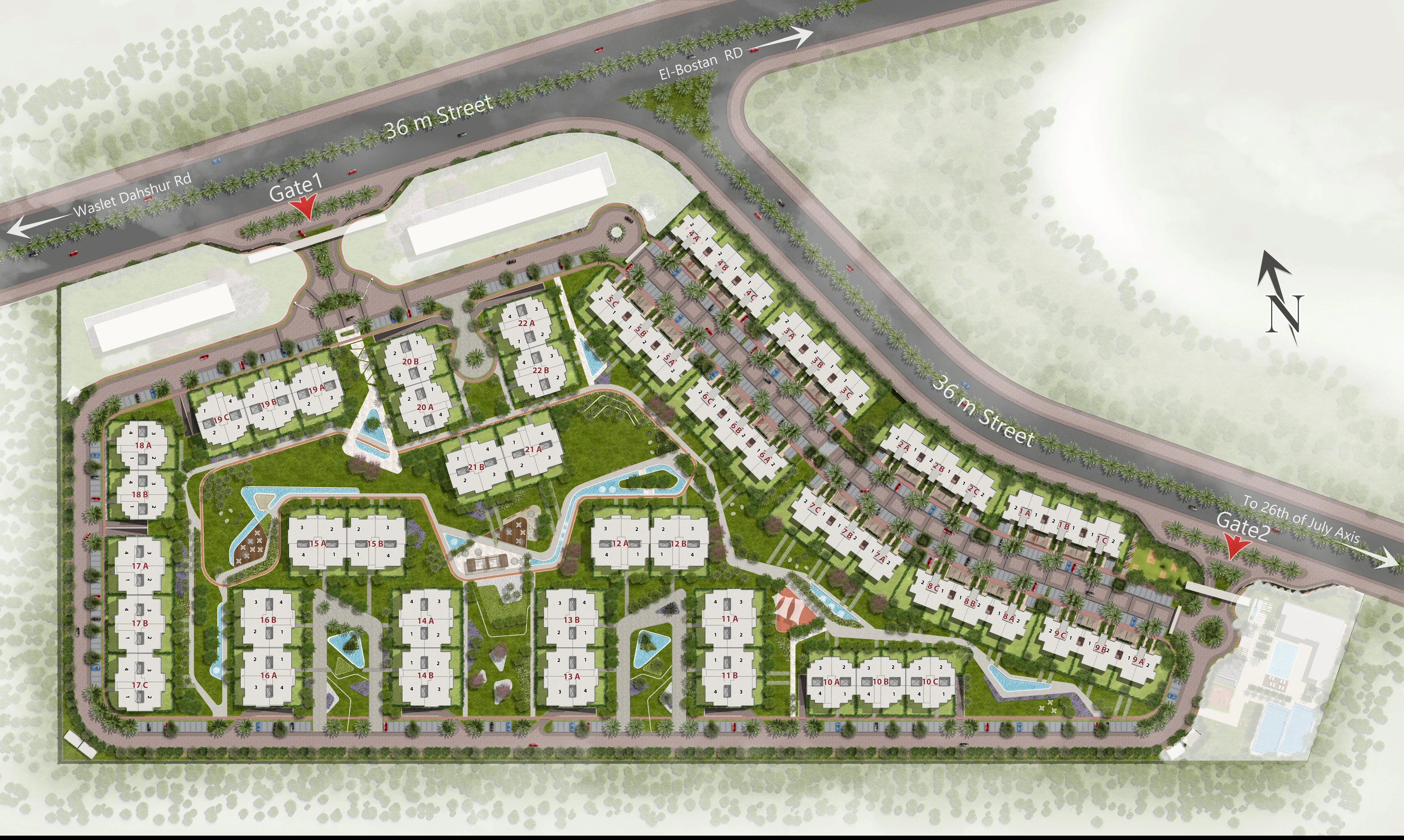 Terrace El Sheikh Zayed master plan