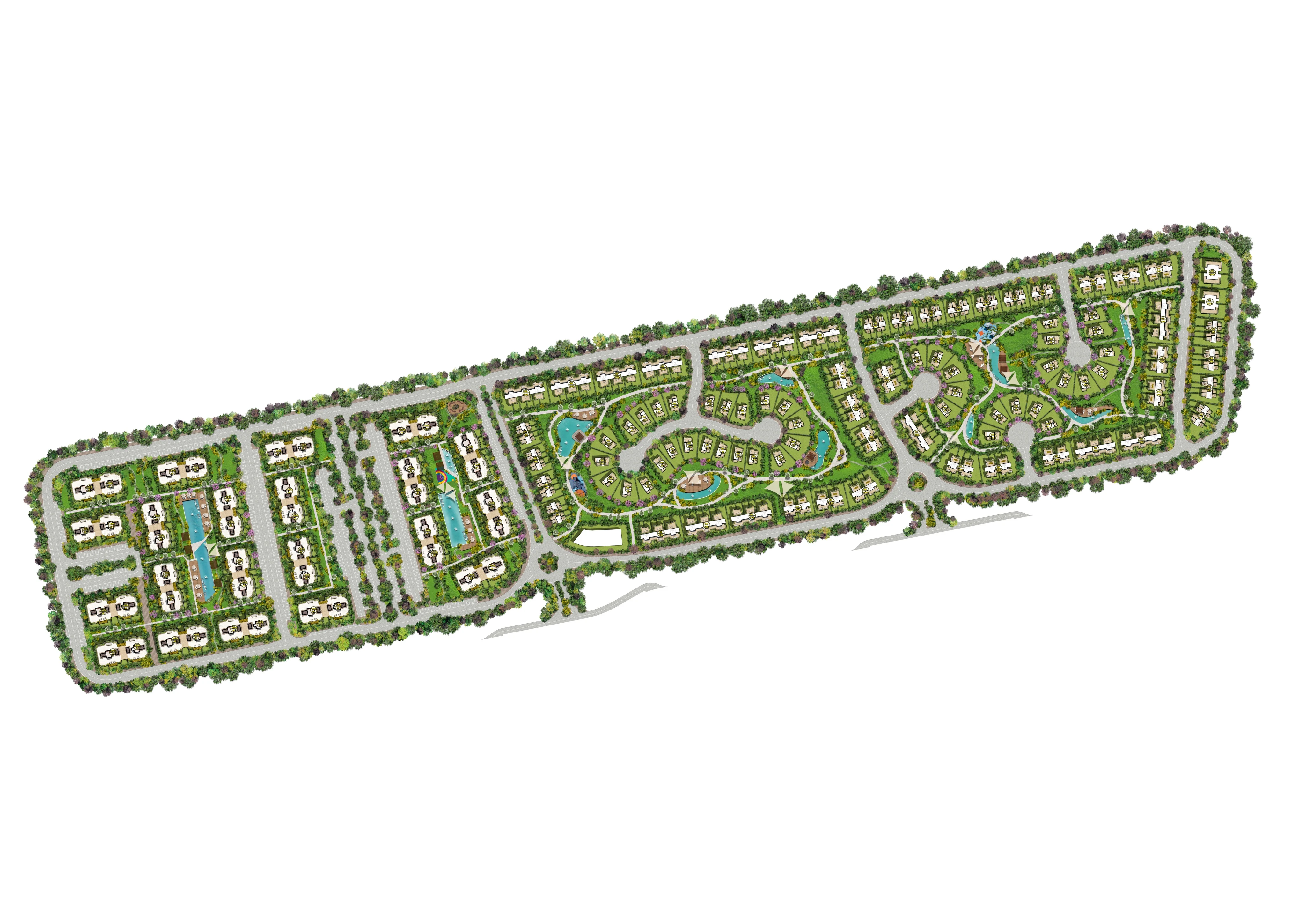 Lugar New Zayed master plan
