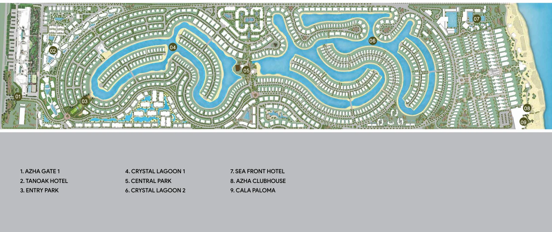 Azha Ain Sokhna master plan