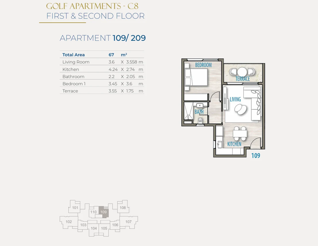 Apartments for sale in Southmed North Coast-Sahel — Apartment