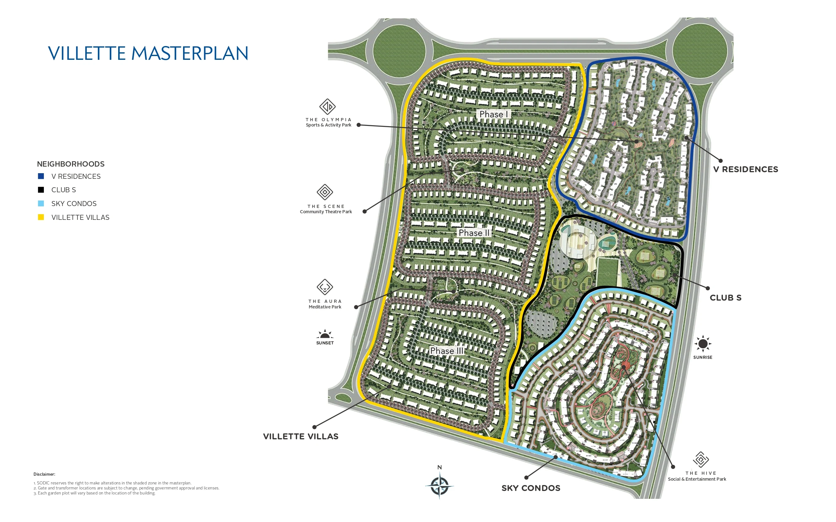 Villette New Cairo master plan