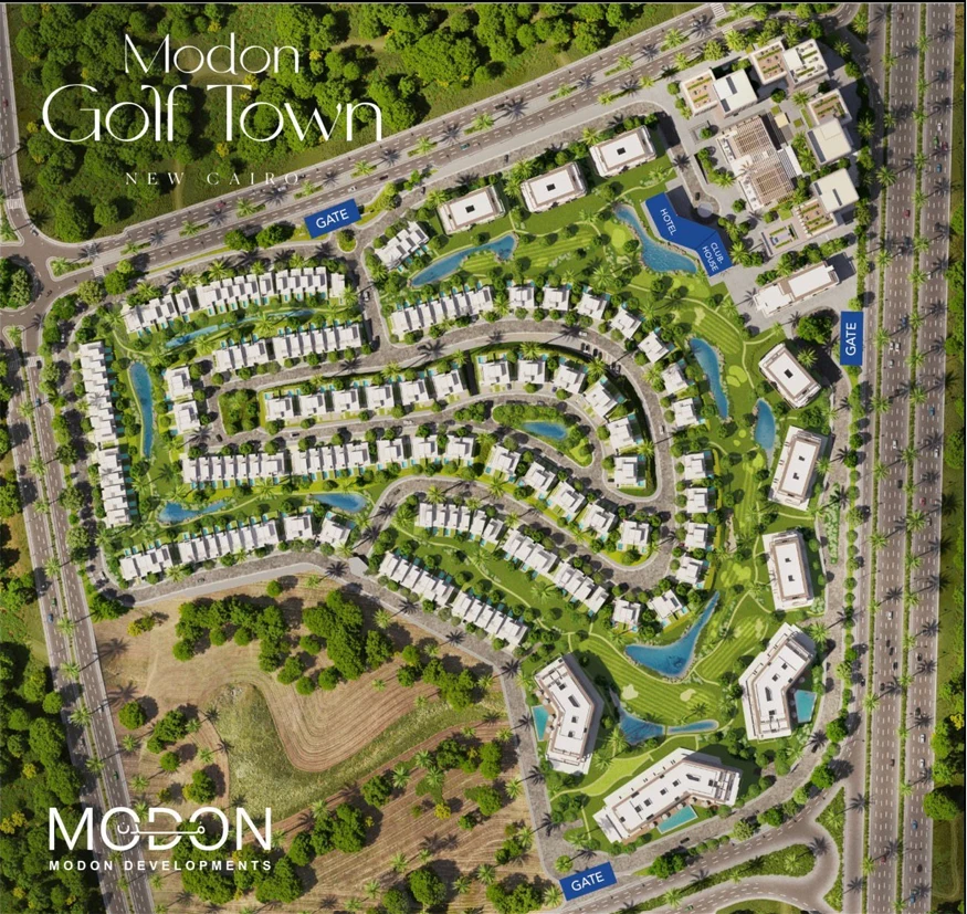 Golf Town New Cairo master plan