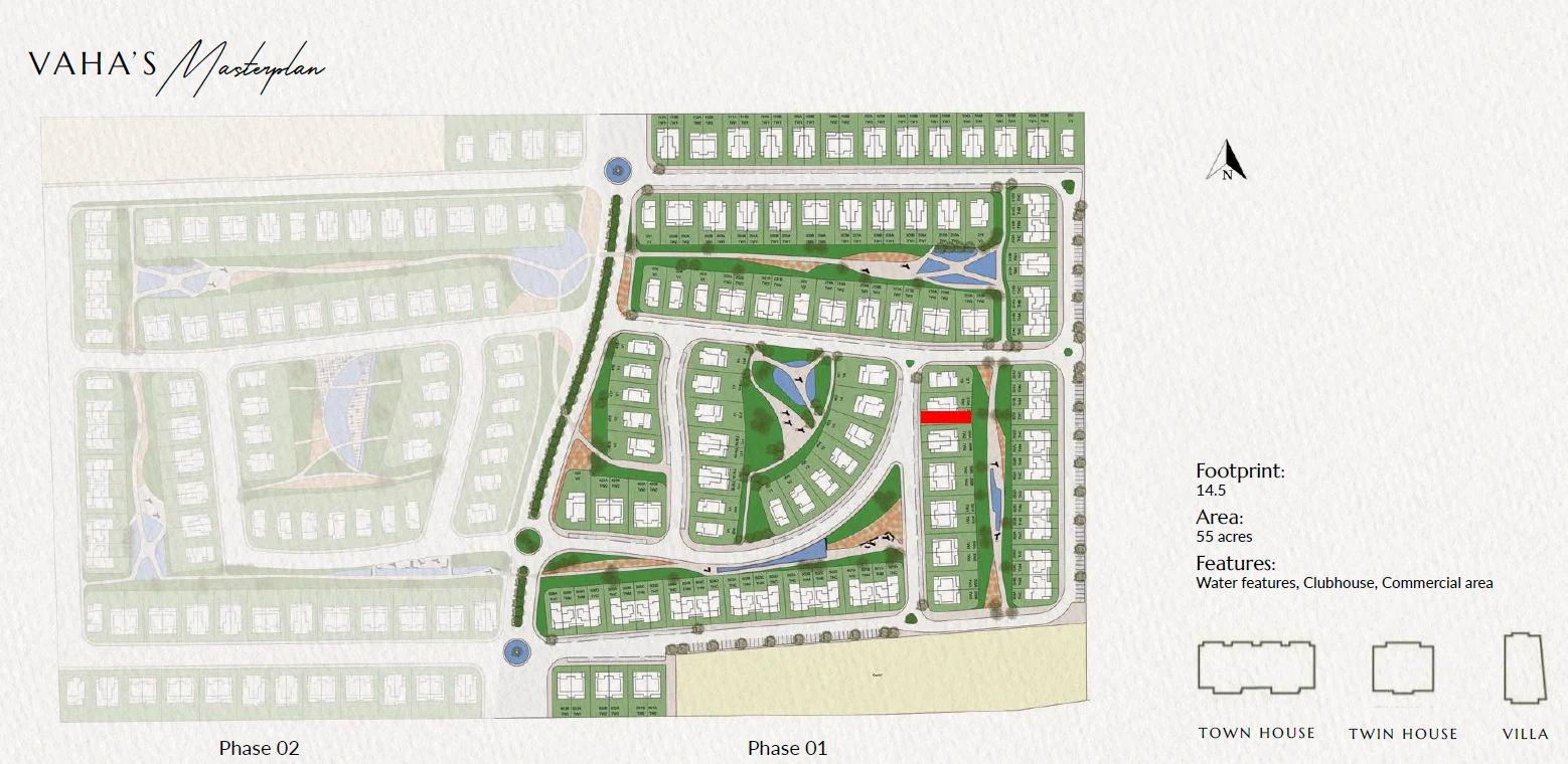 Vaha New Zayed master plan