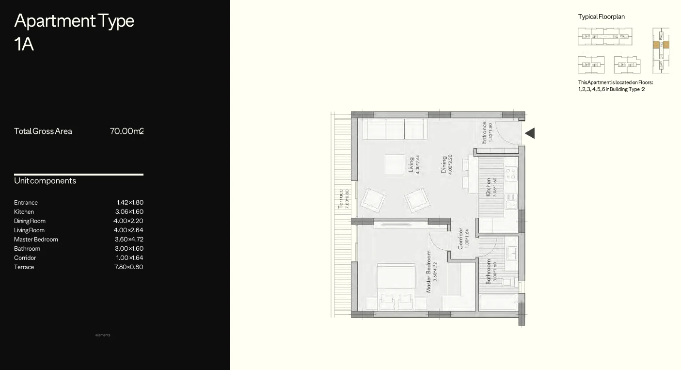 Apartments for sale in Al Burouj El Shorouk — Apartment