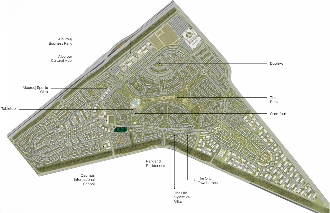 Al Burouj El Shorouk master plan